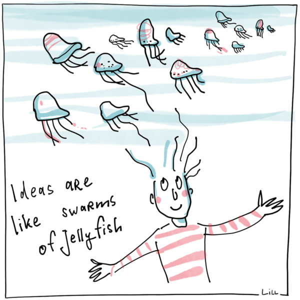 Jellyfishdrawing 1 kl